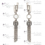 Серьги мини с орнаментом (Новинка) 8516/2